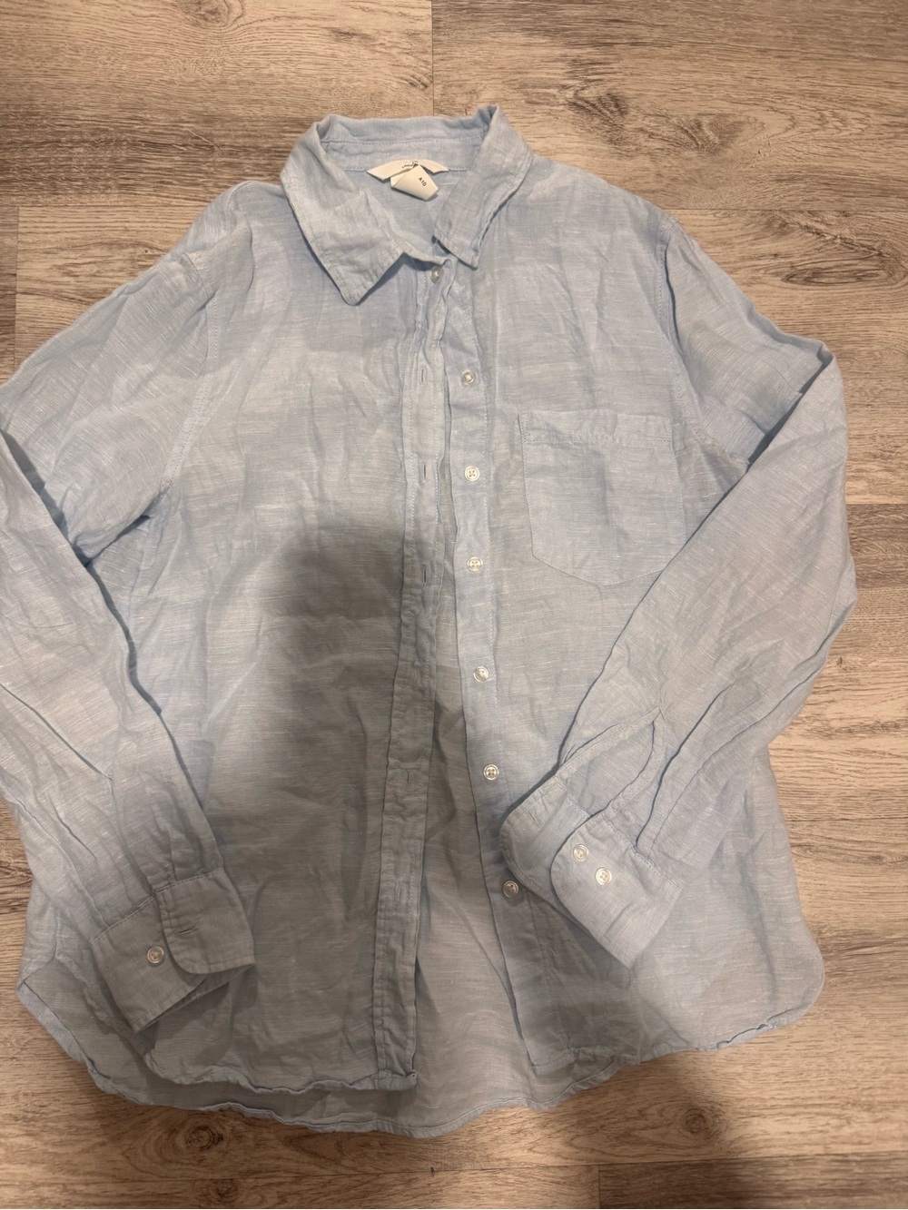 H&M Light Blue Women's Button-Down Shirt